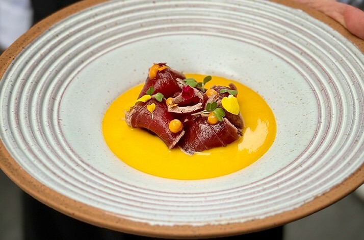 A special meal made by the chef of Michelin star restaurant BOCA