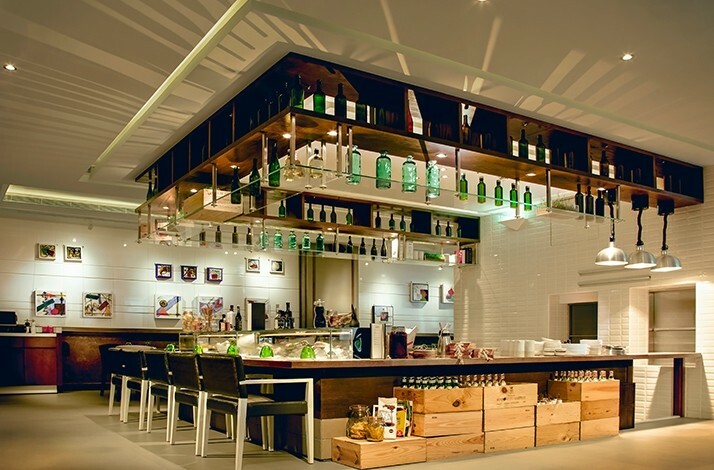The bar area of restaurant BOCA
