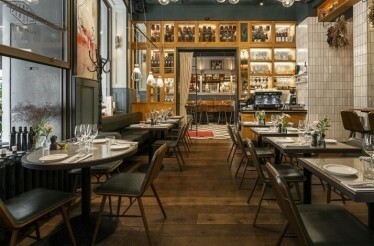 Interior of Zink Italian Cuisine restaurant.